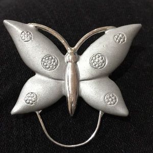 5 for $25. Two inch vintage butterfly brooch.